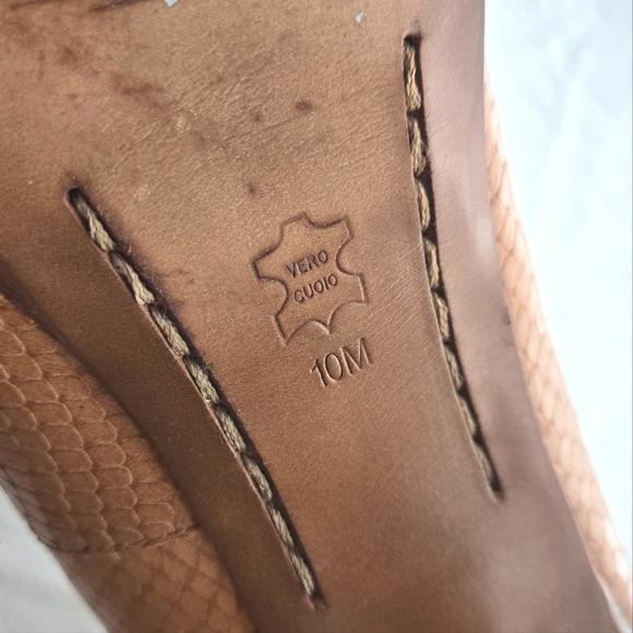 Michael Kors Snakeskin Heels EUC - Picture 13 of 14